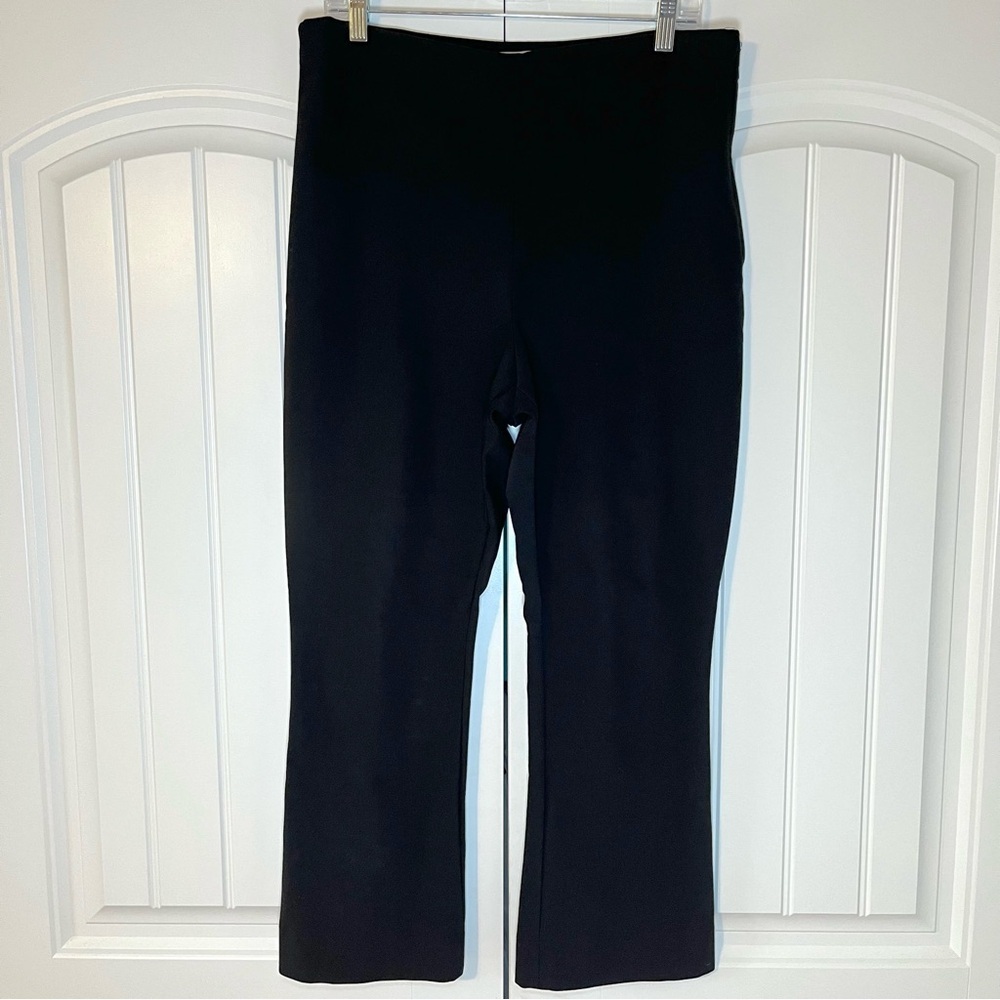 MM Lafleur Black Straight Leg Trouser Dress Pant Work Office Professional Sz 12